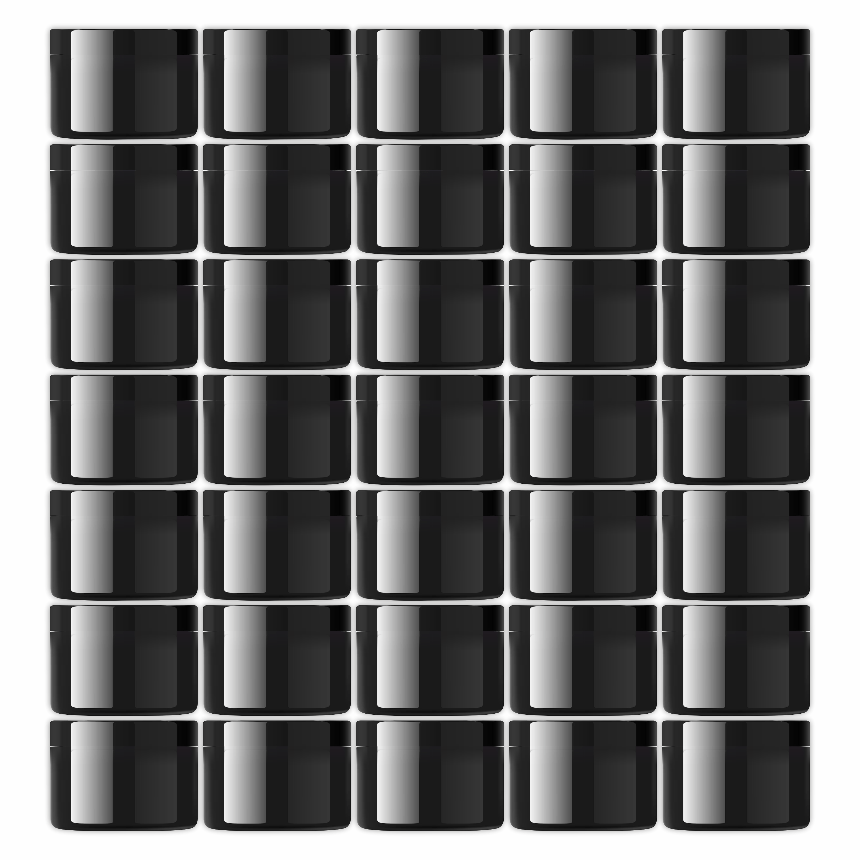 Salvia Cosmetic Jar Pack of 25 Plastic container cosmetic jar 100 gm Salvia Cosmetic Jar Pack of 25 Plastic container cosmetic jar 100 gm